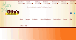 Desktop Screenshot of ottoswineandspirits.com