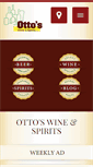 Mobile Screenshot of ottoswineandspirits.com