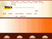 Tablet Screenshot of ottoswineandspirits.com